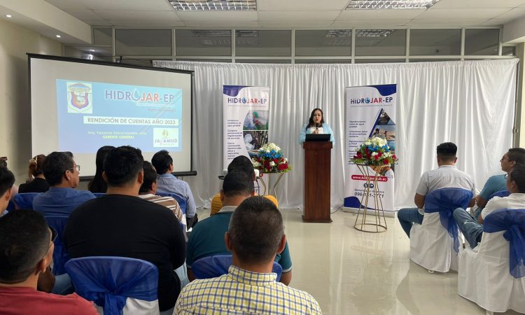 Video presentado durante la rendición de cuentas de la empresa Hidrojar-EP 2024